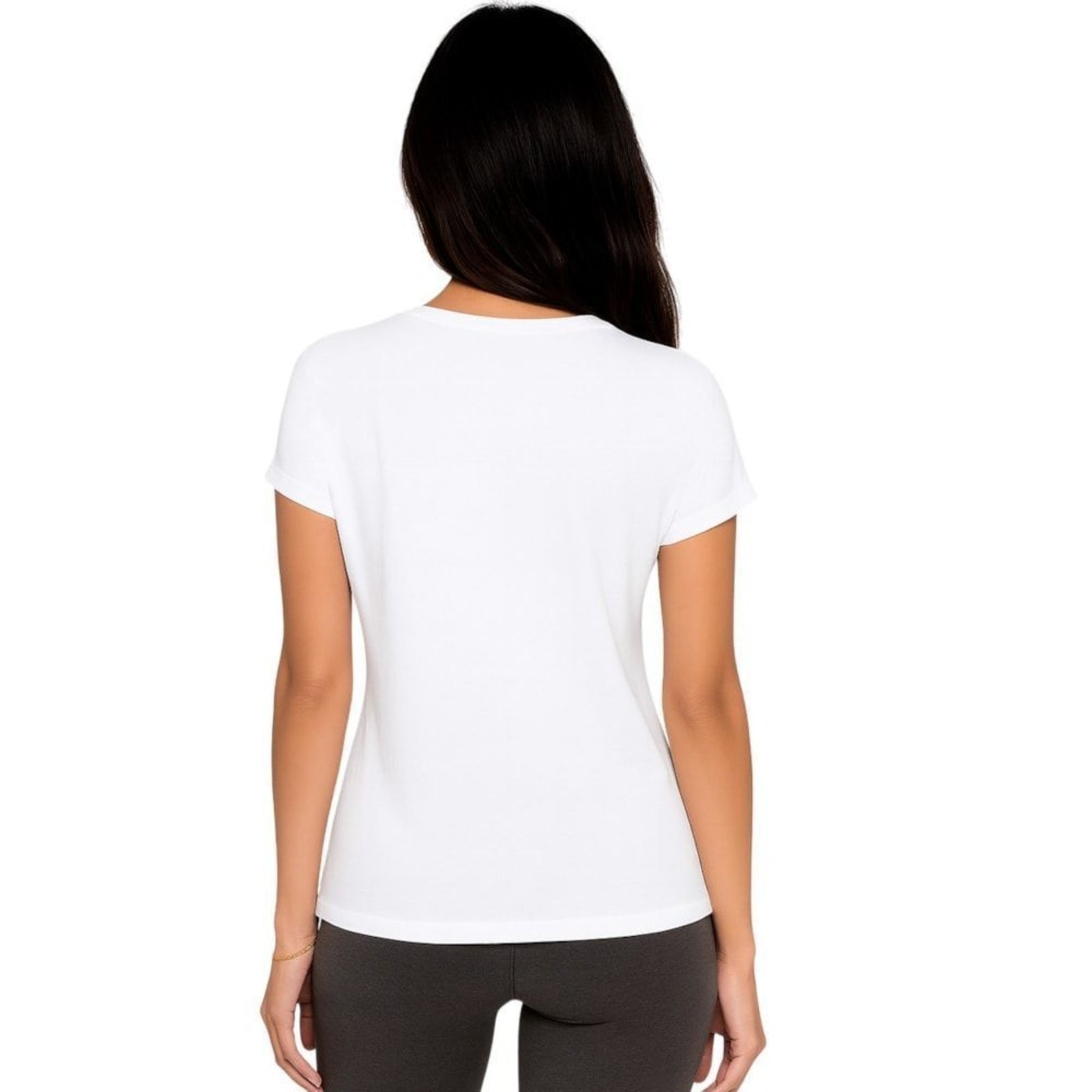 Vista 3 Camiseta Diadora Big Logo Feminina verde Diadora verde