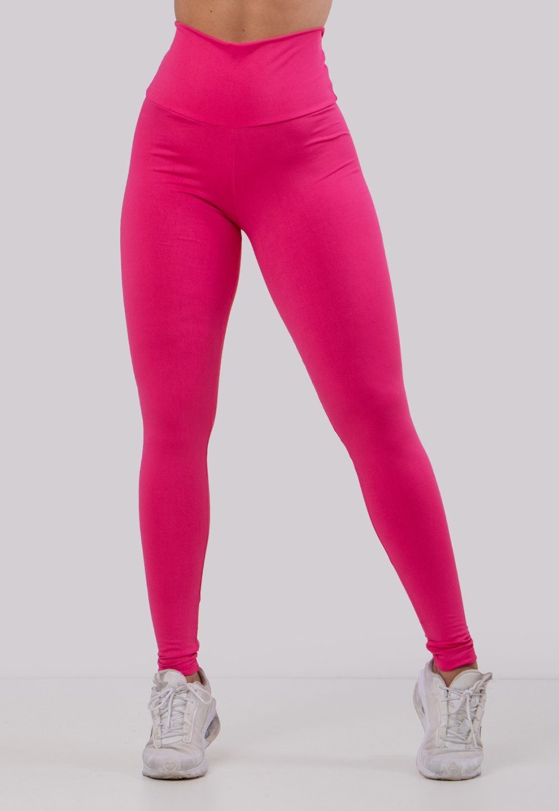Calça Legging Cós Alto Rioutlet Rosa