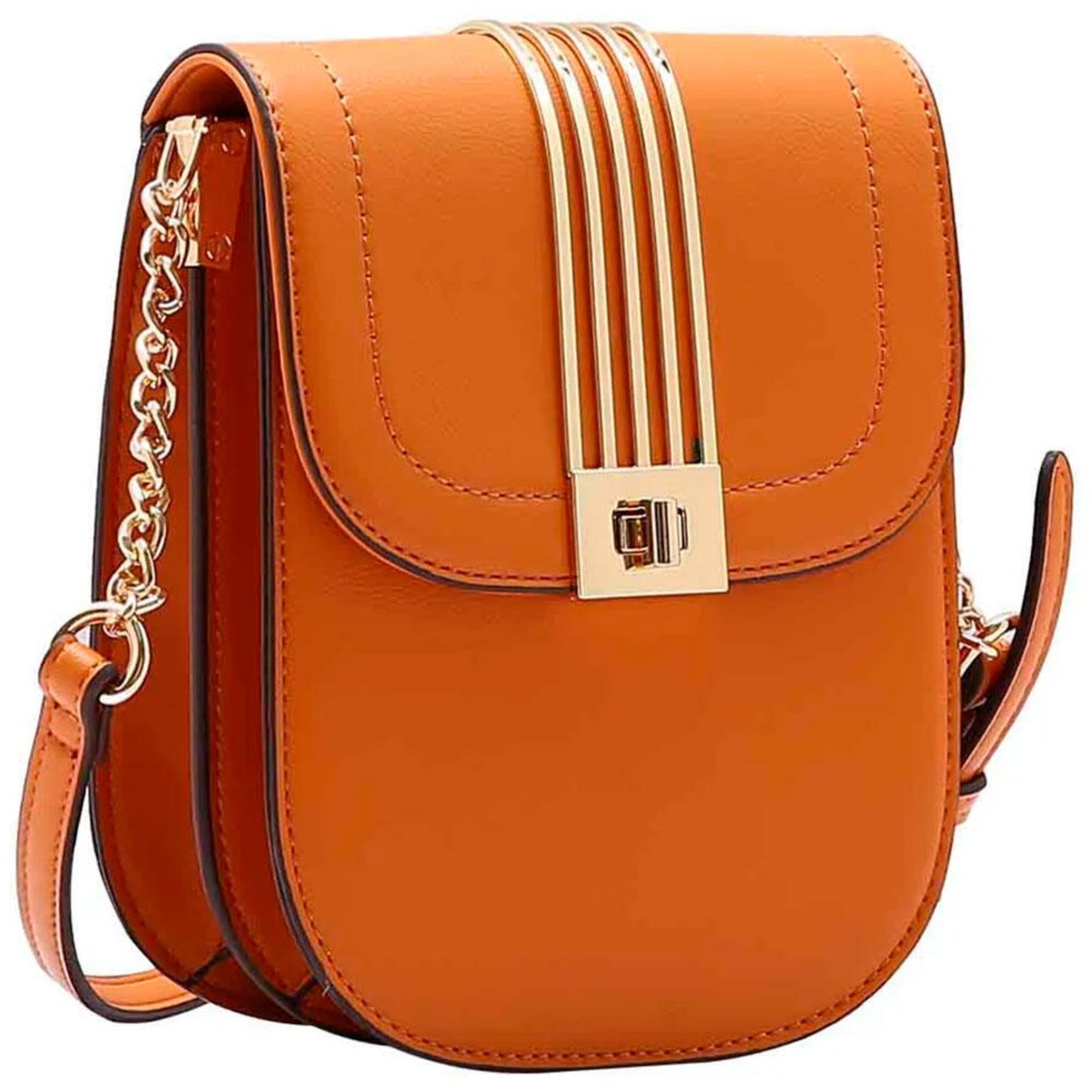 Bolsa Feminina Transversal Chenson Cg85071 1825071 Caramelo