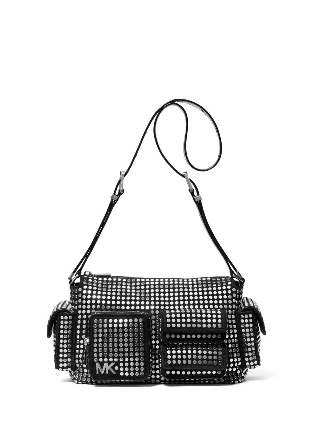 Vista 2 Bolsa De Ombro Dakota Média Em Couro 30F5SM3L8S001 Michael Kors preto Michael Kors preto