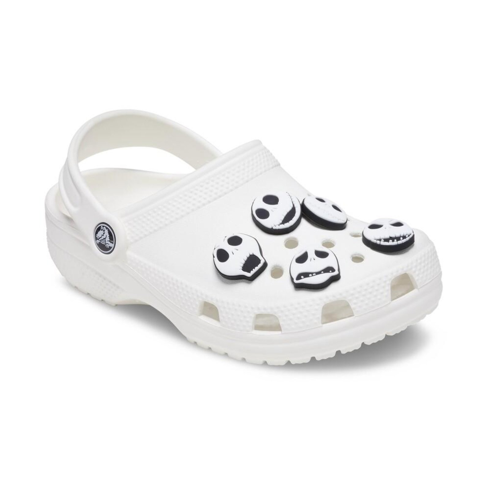 Vista 3 Infantil - Jibbitz™ NBC Jack Skellington Pack com 5 Peças Crocs branco