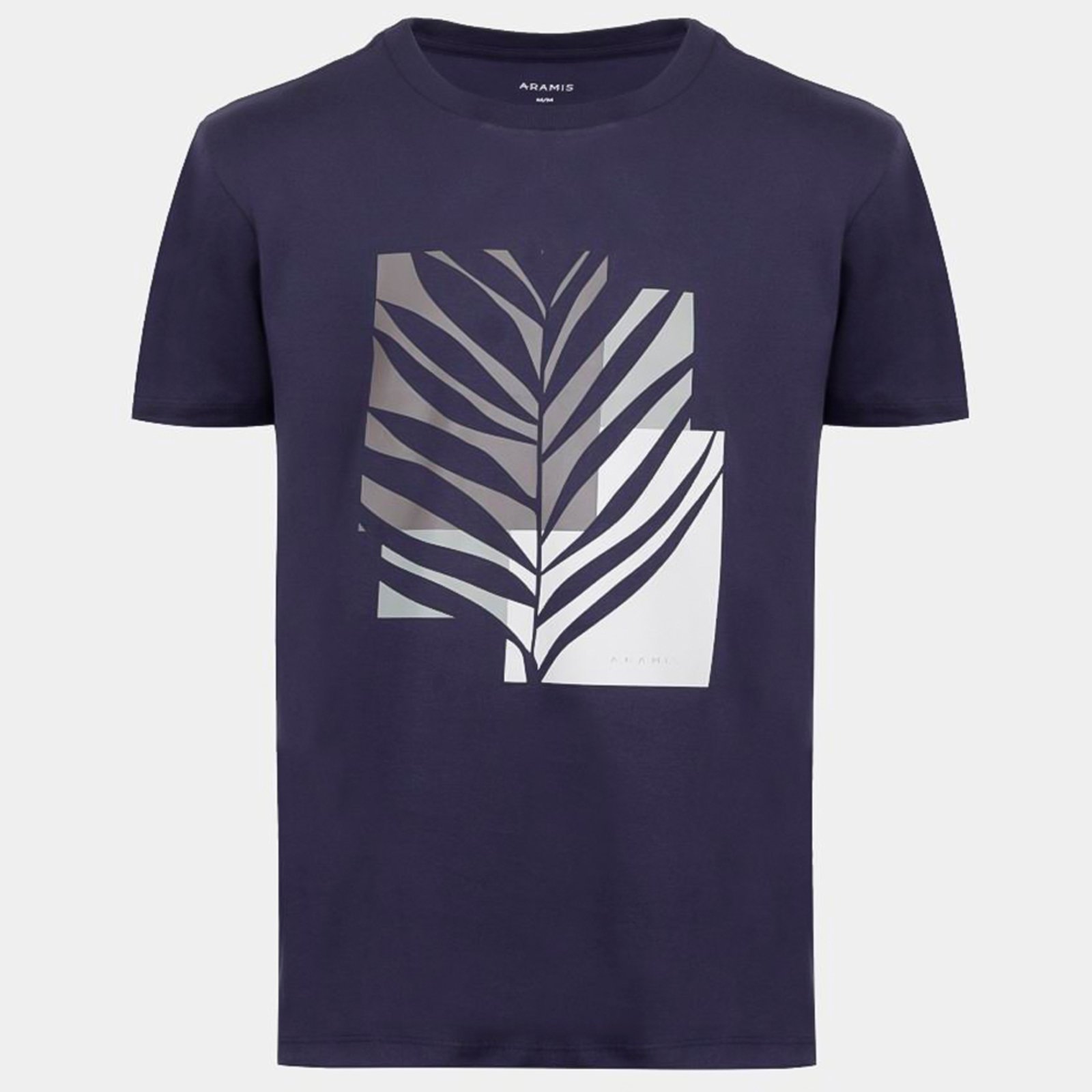 Vista 2 Camiseta Aramis Folhagem Av26 Marinho Masculino azul marinho Aramis azul marinho