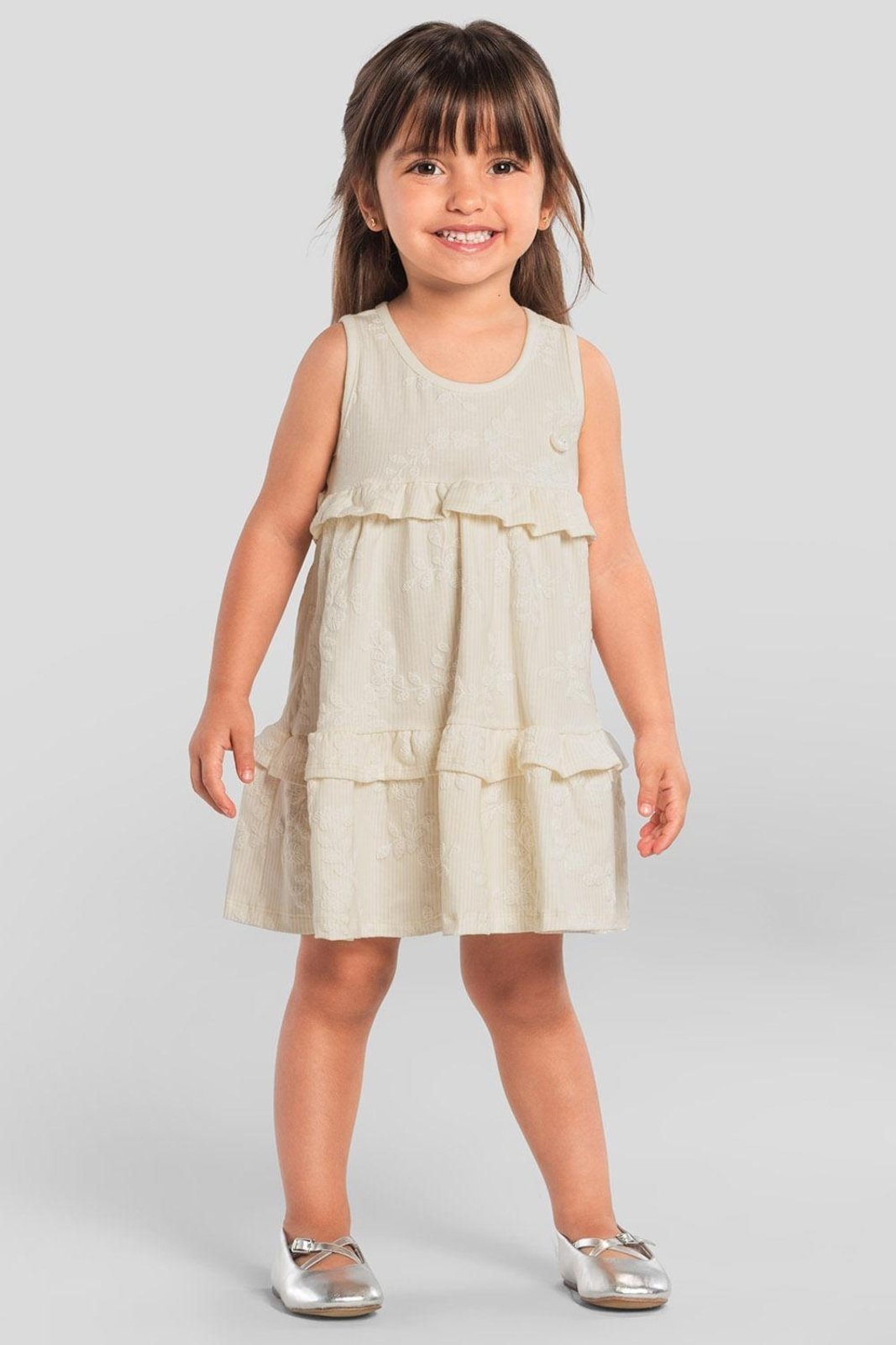 Infantil – Vestido menina florido Mundi Nude