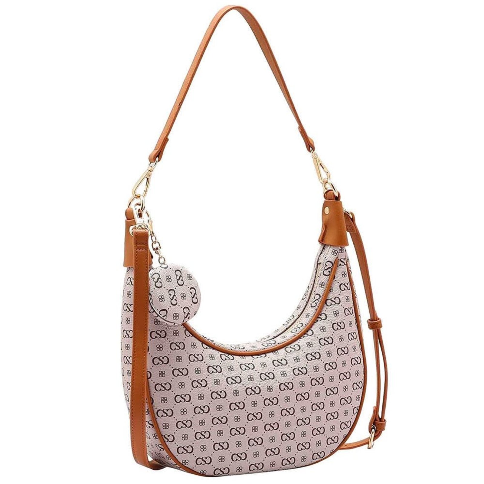 Bolsa Feminina Transversal Chenson Cg85085 1825085 Bege