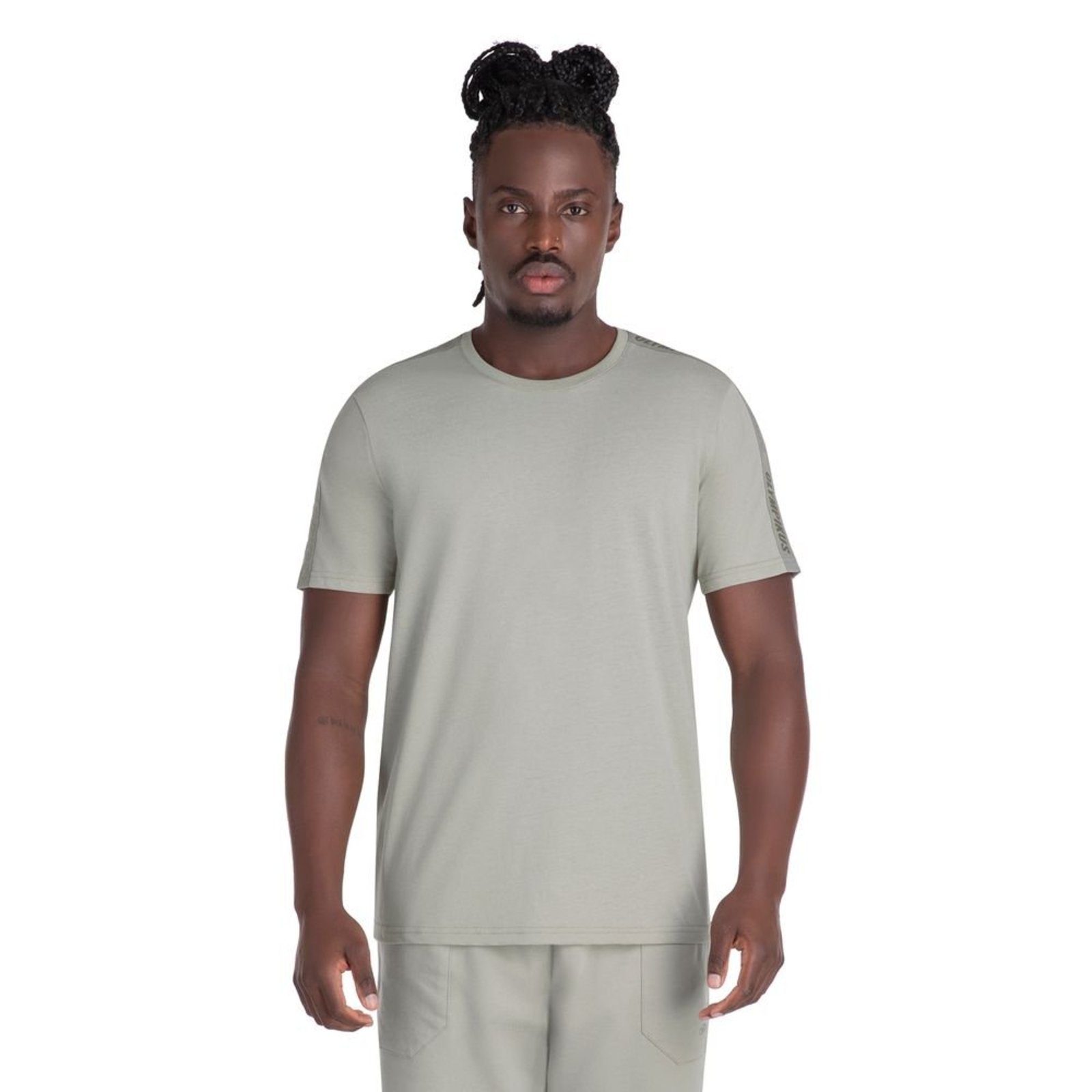 Vista 2 Camiseta Comfy Tape Olympikus Masculina bege OLYMPIKUS bege