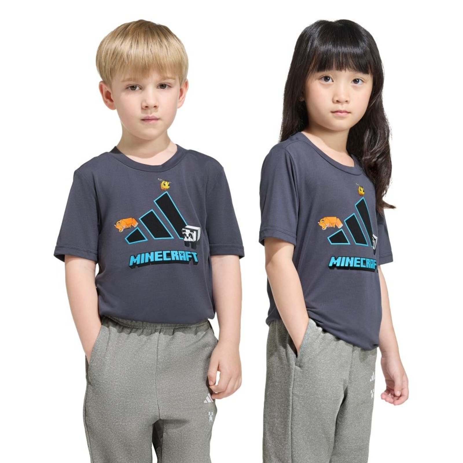 CAMISETA TREINO ADIDAS MINECRAFT adidas Sportswear Cinza