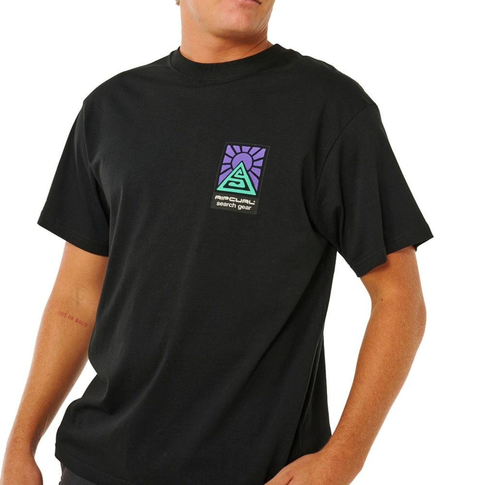 Camiseta Rip Curl Search Dawn WT26 Masculina Black