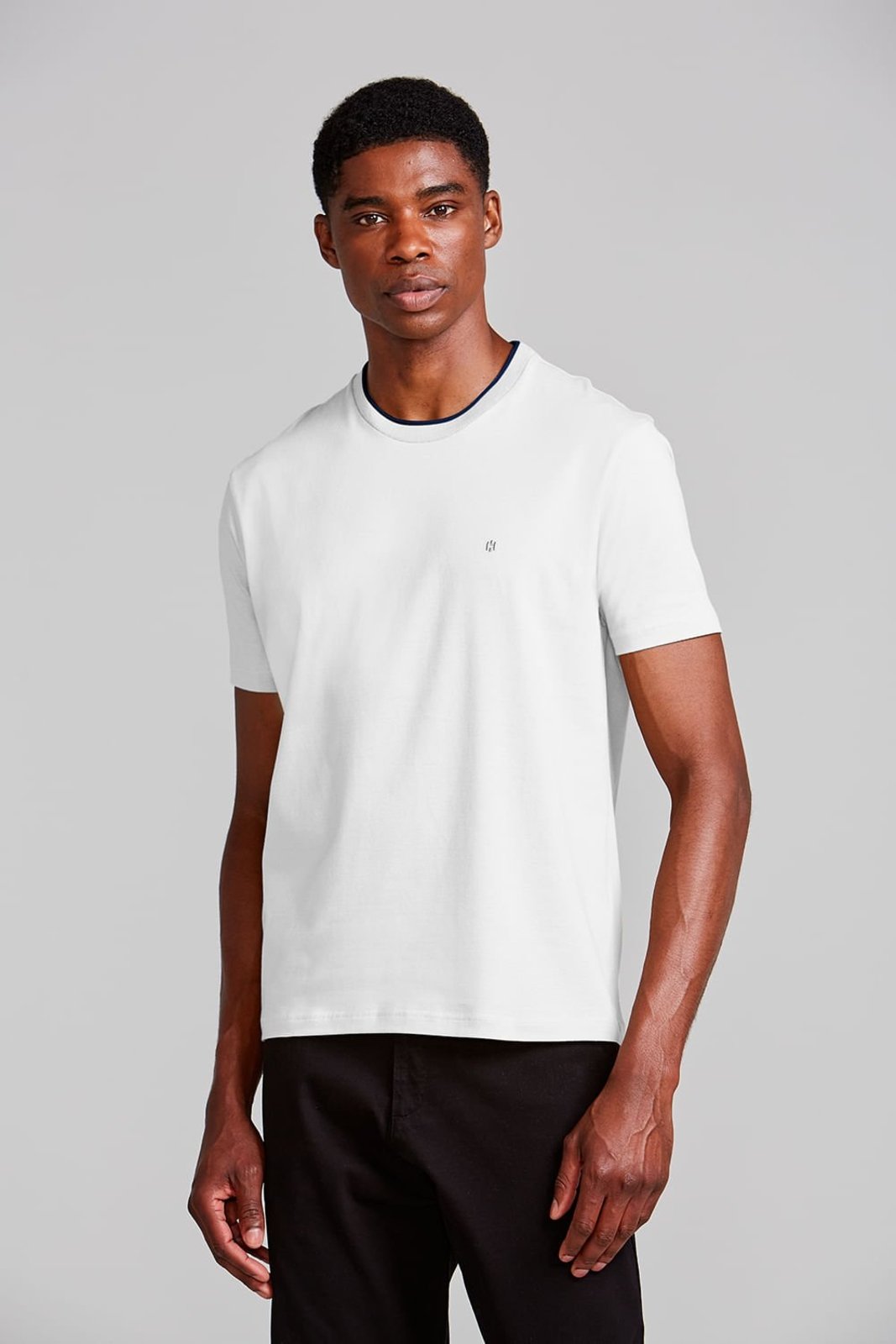 HIGHSTIL Camiseta Malha Comfort - Branco