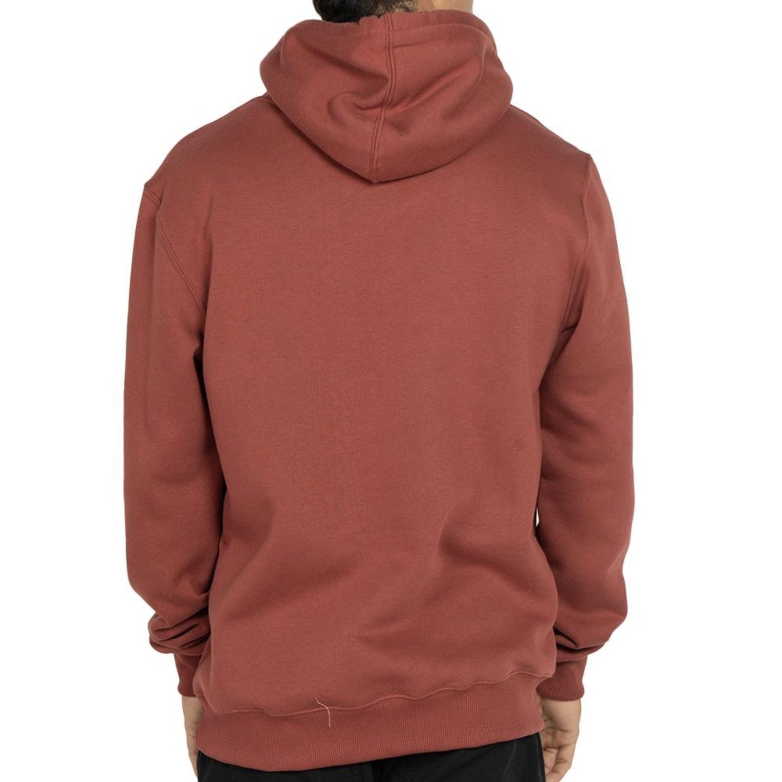 Vista 3 Moletom Billabong Canguru Bracket Wave WT25 Masculino Vinho vermelho Billabong vermelho
