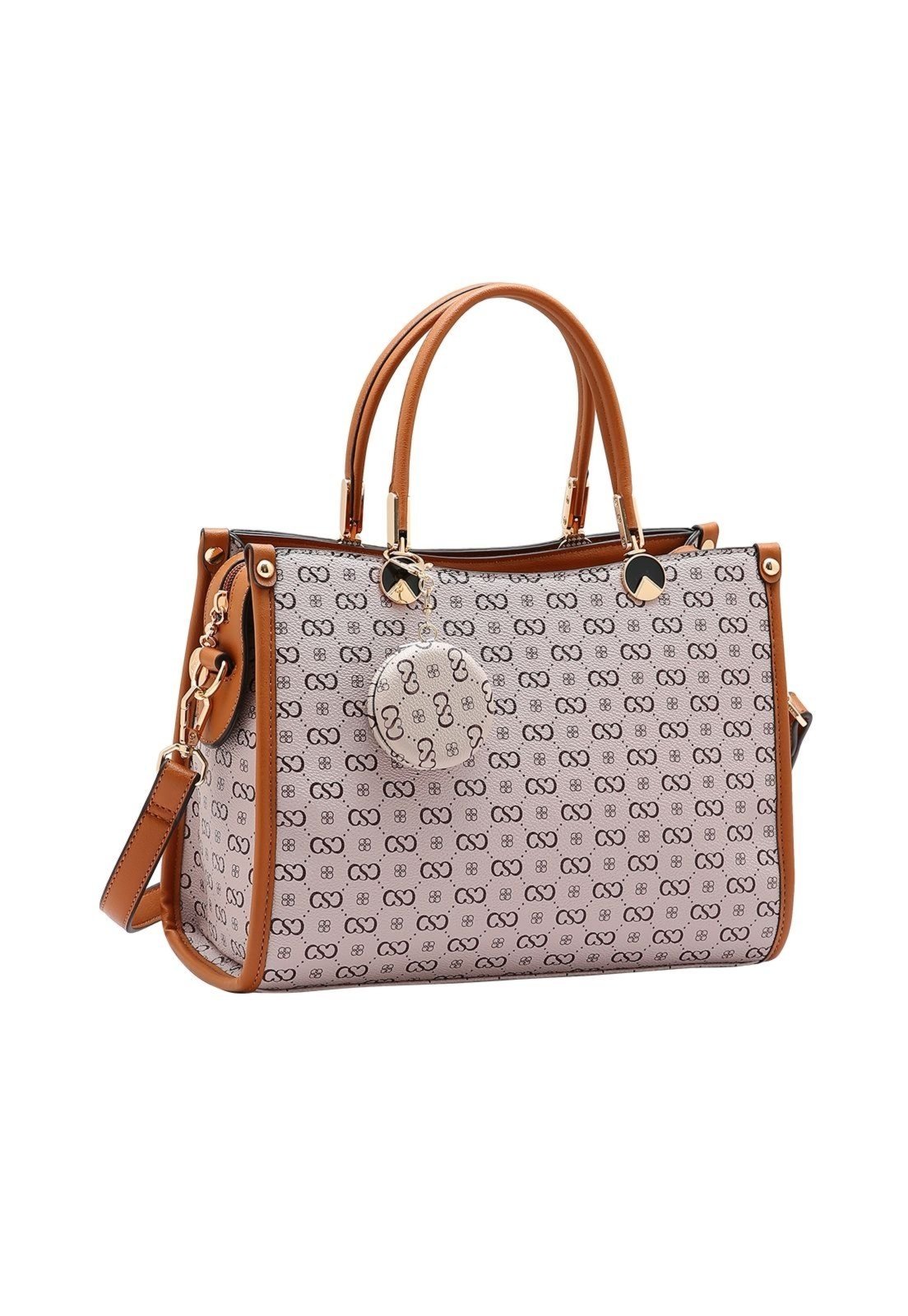 Bolsa Feminina Chenson Monograma Elegance 3485410 Bege