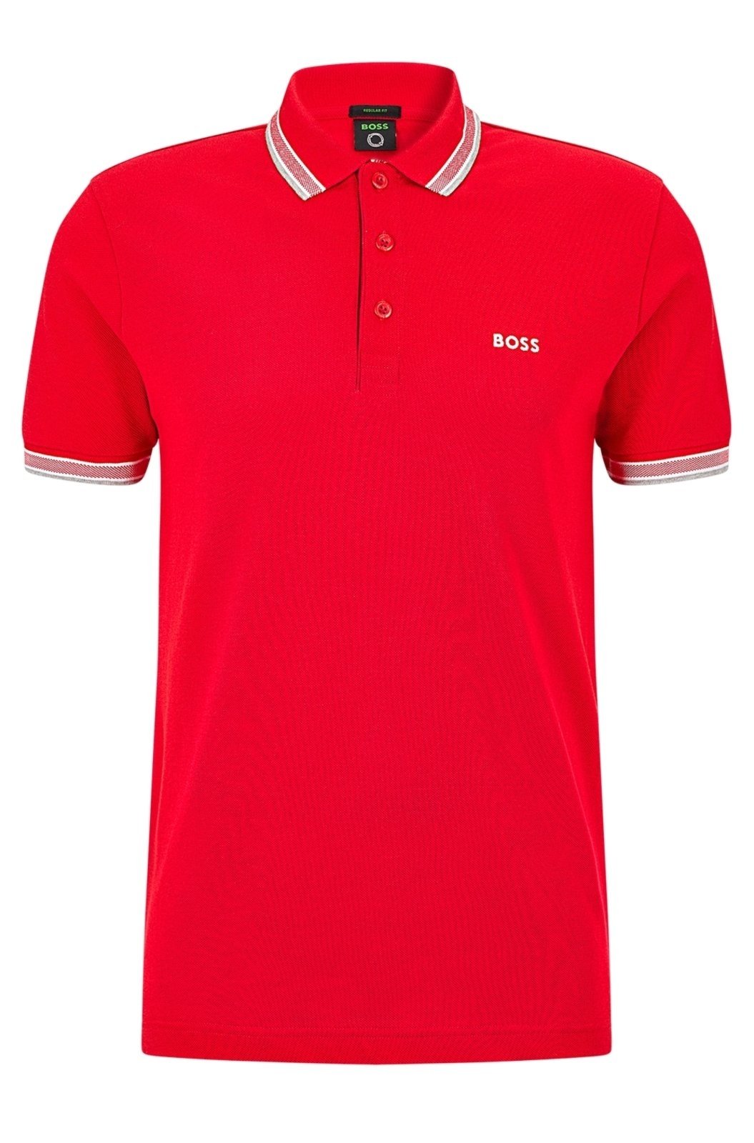 Camisa Polo Em Algodão Orgânico Com Logo