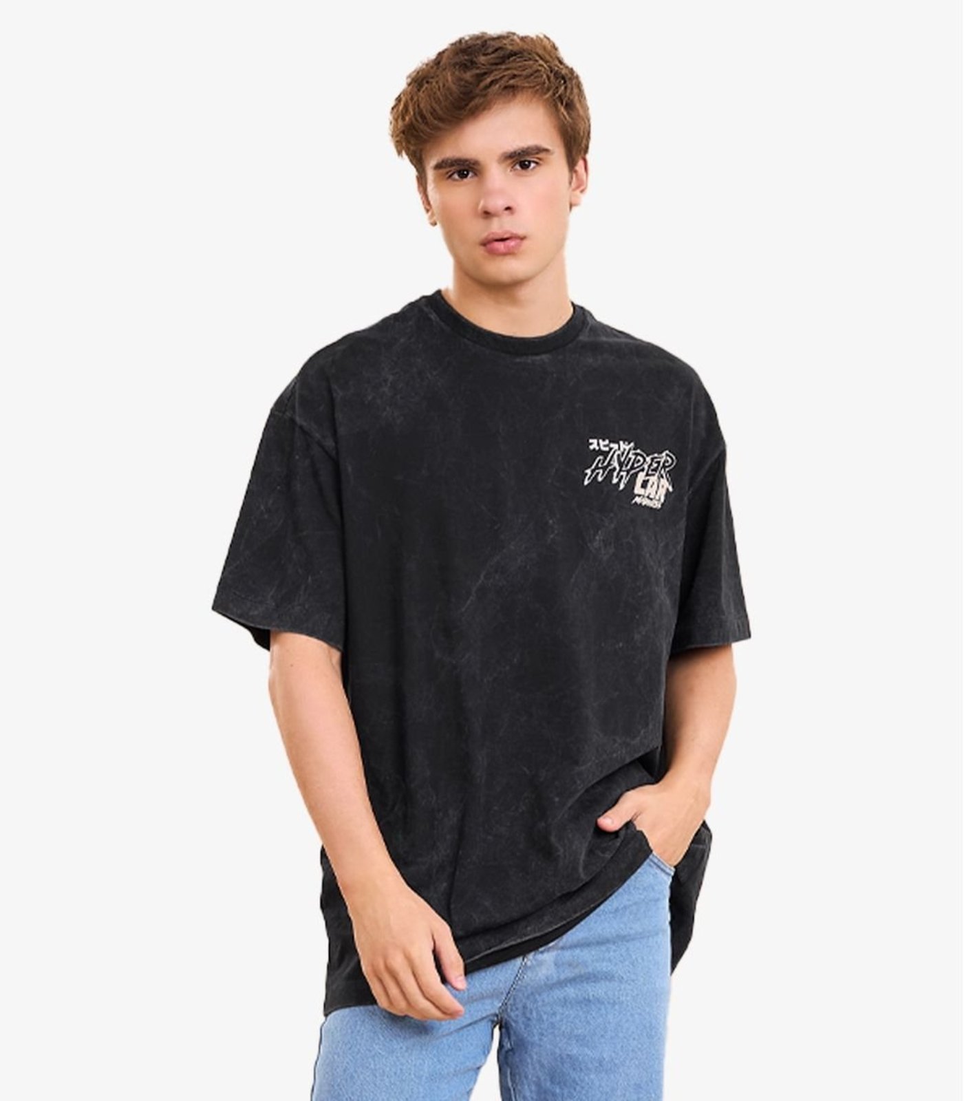 Infantil - Camiseta Masculina Com Estampa Localizada Minty Preto