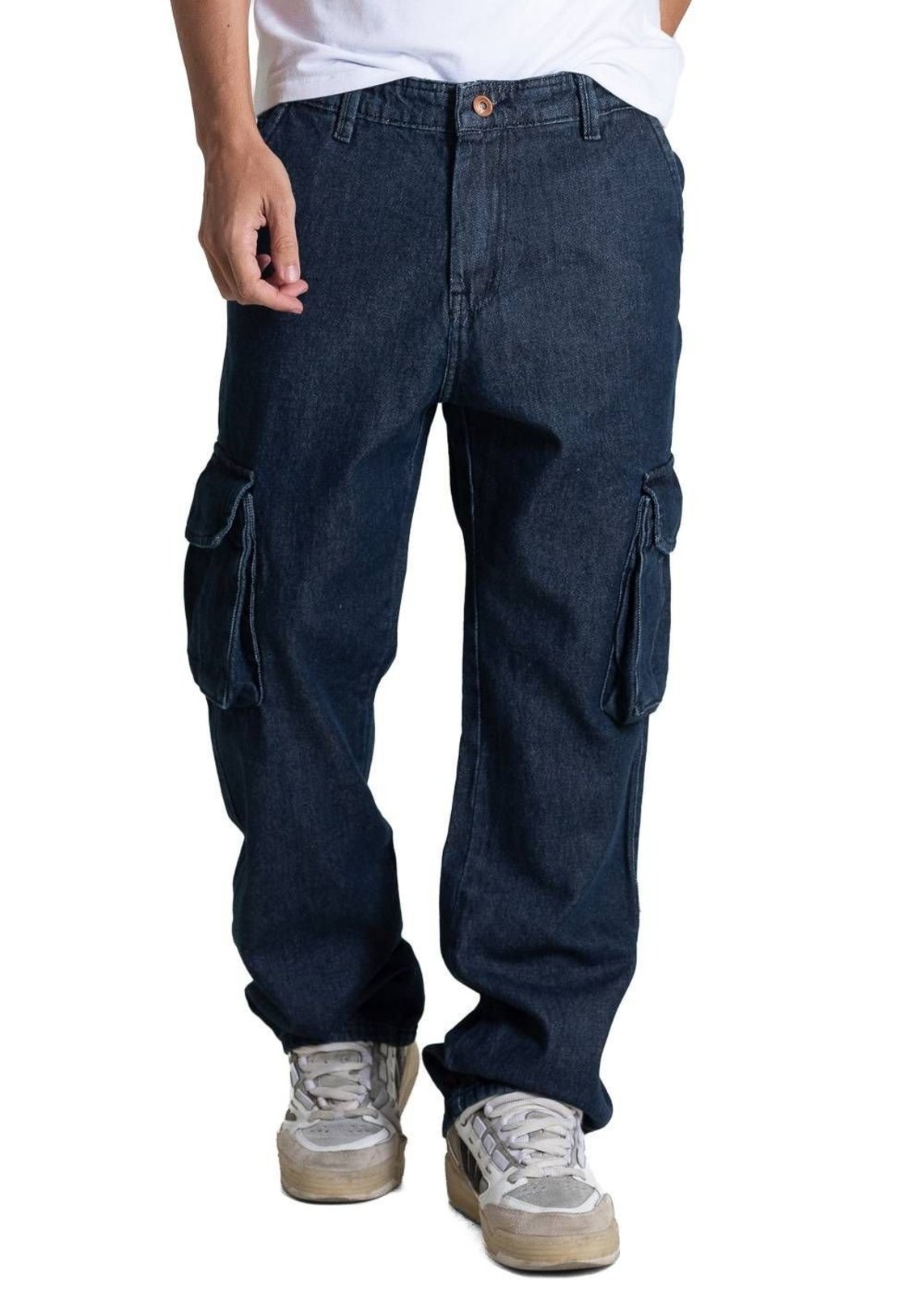 Calça Jeans Sawary Relaxed - 282772 - Azul - Sawary