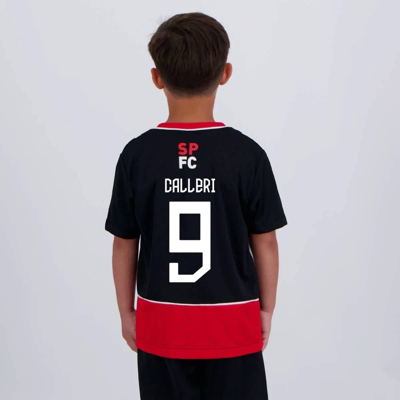 Vista 2 Camisa São Paulo Calleri 9 Romper braziline preto braziline preto
