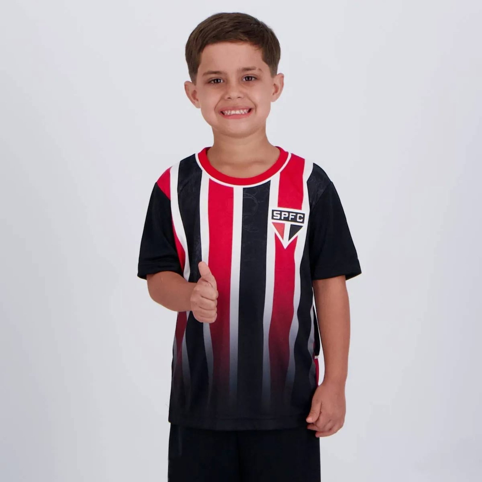 Vista 3 Camisa São Paulo Calleri 9 Romper braziline preto braziline preto