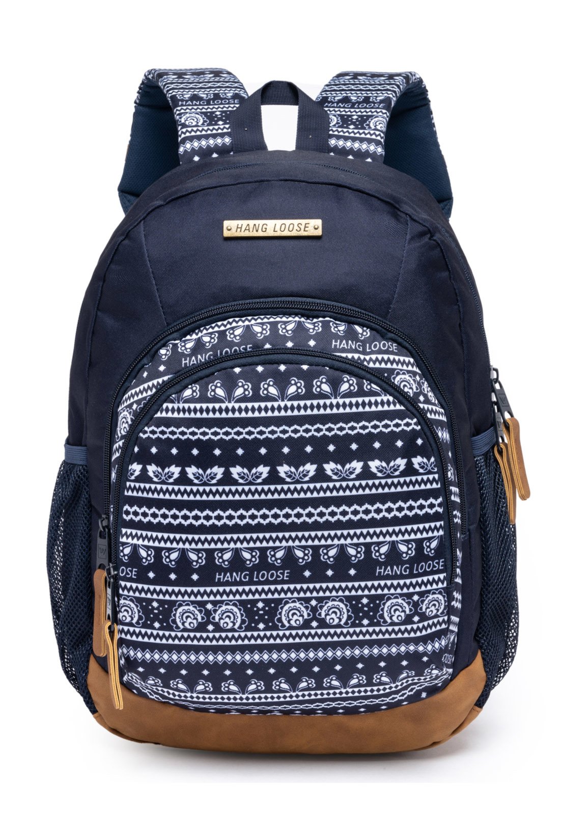 Mochila Feminina Hang Loose Reforçada Casual Dia a Dia Faculdade Trabalho Passeio