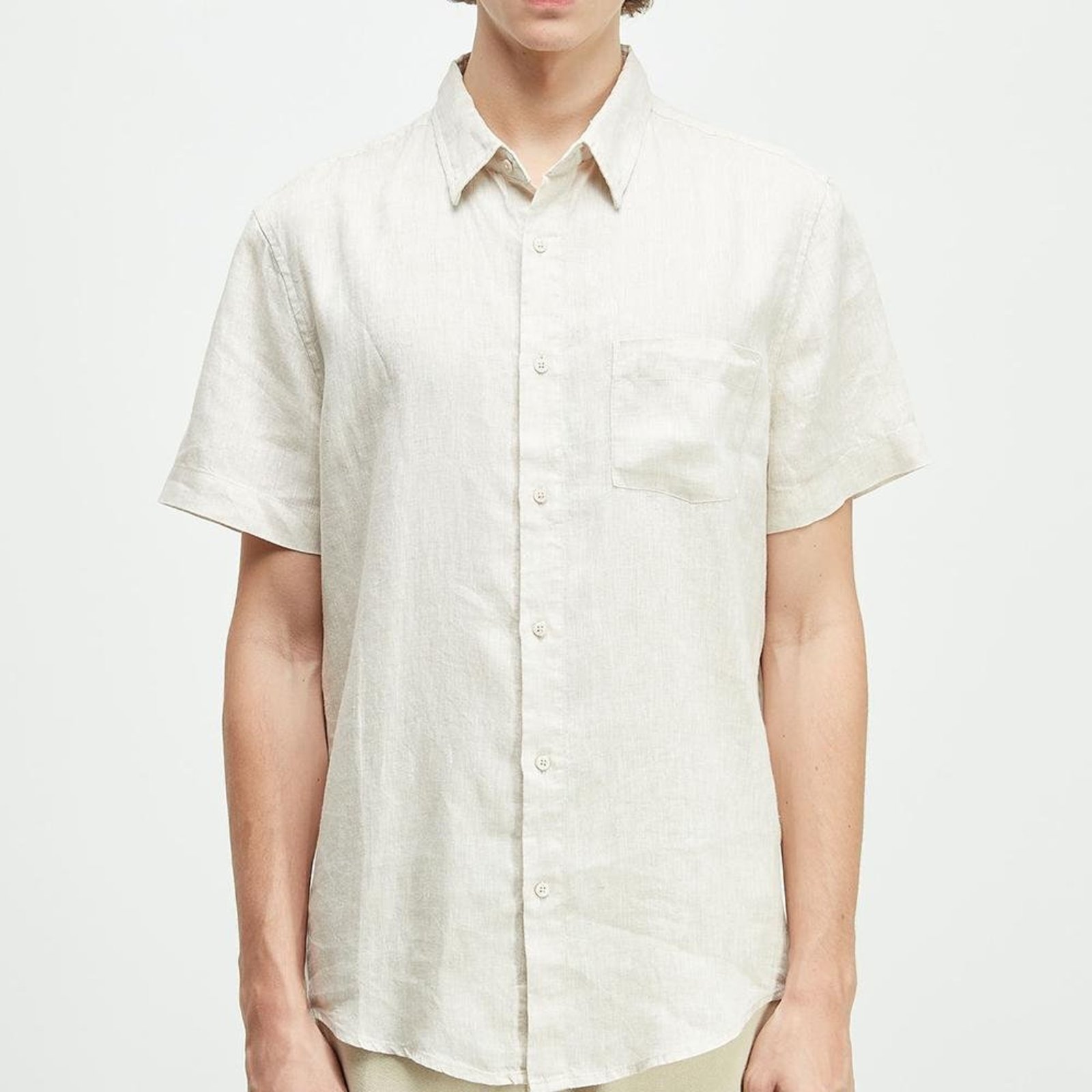 Camisa Osklen Classic Linen Masculina Natural