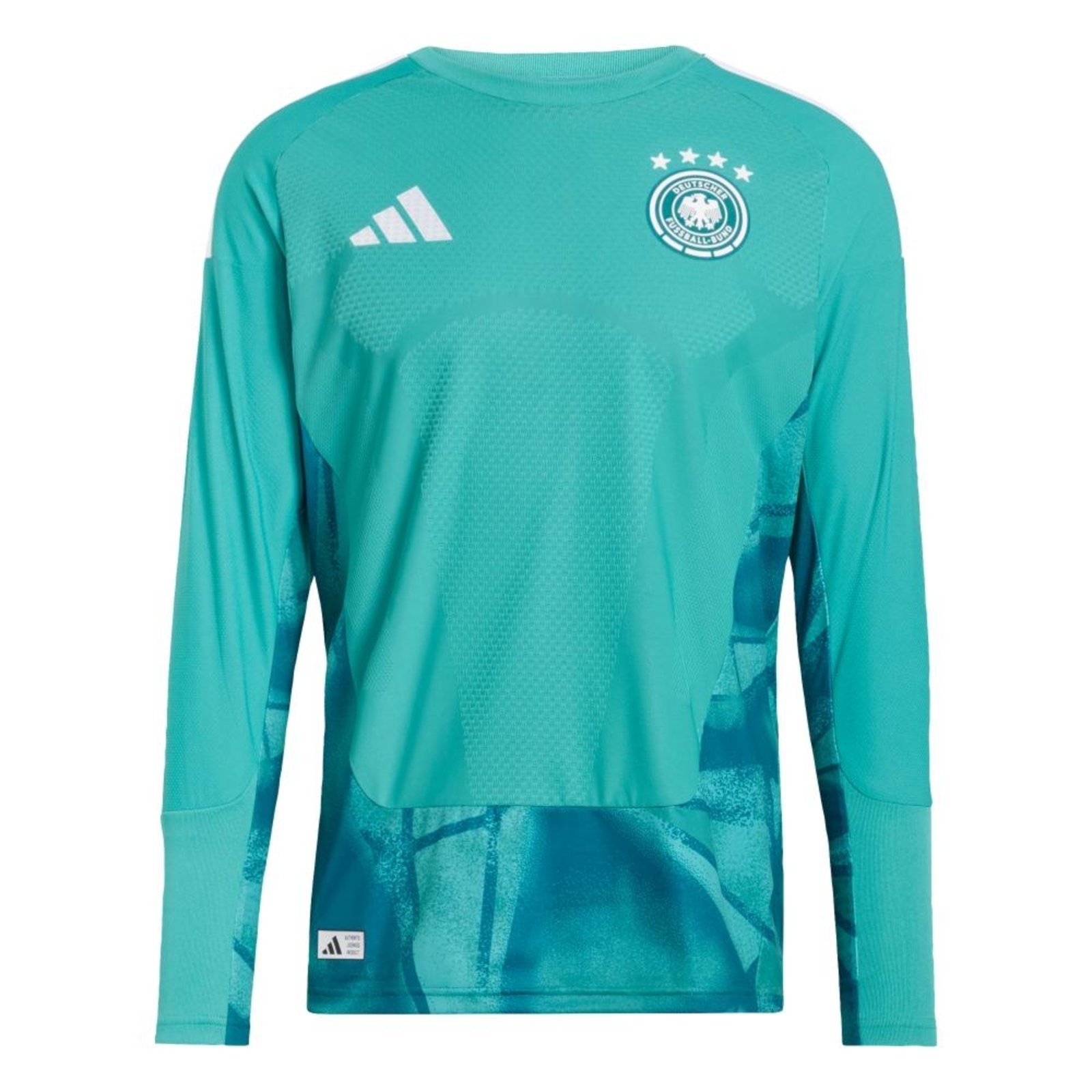 Camisa autêntica do goleiro da Alemanha 26 Home adidas Performance Verde