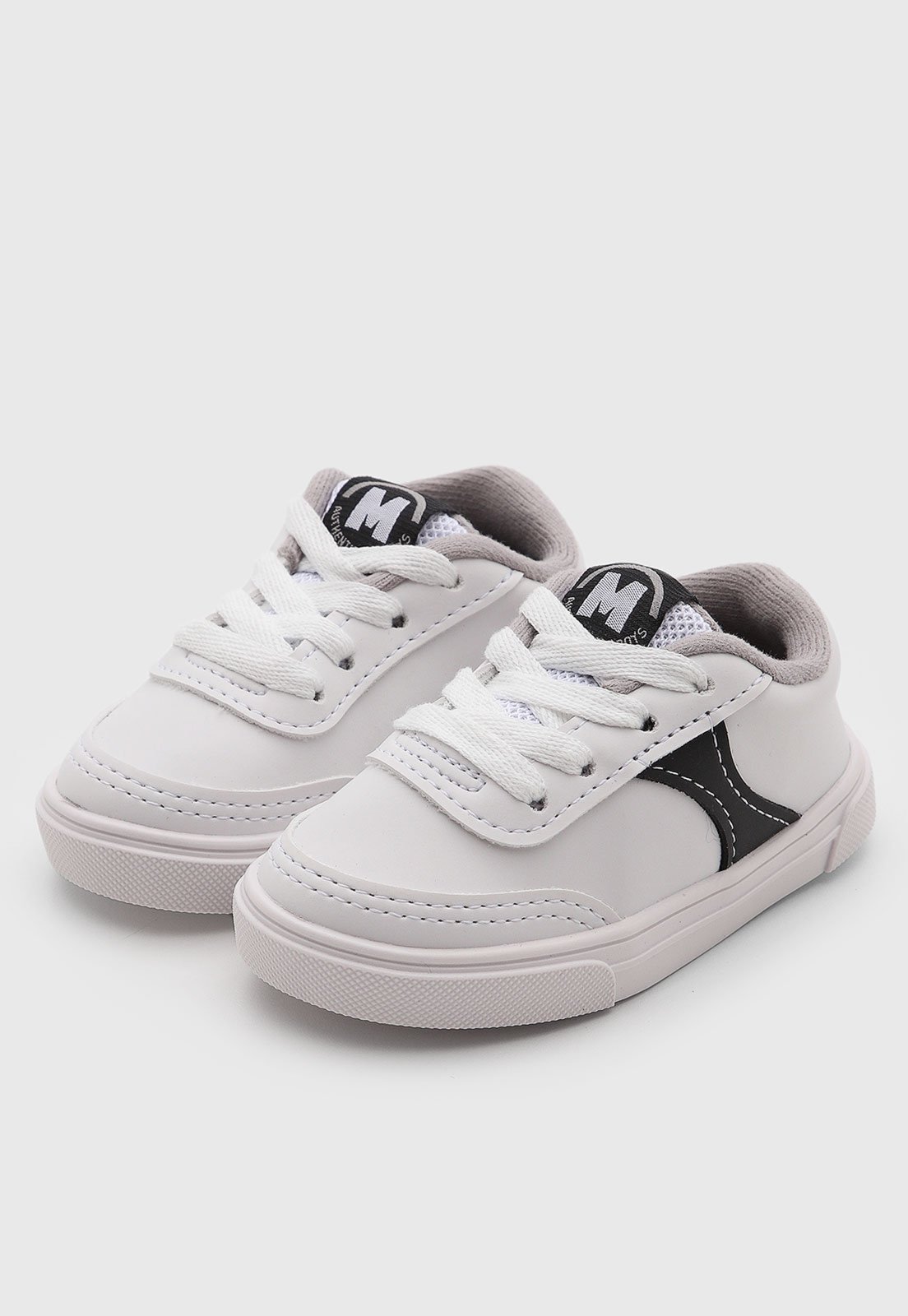 Infantil - Tênis Casual Molekinho Cano Baixo Branco