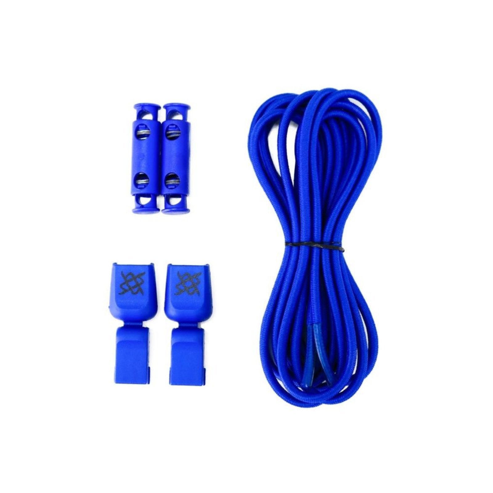 Cadarço Elástico HUPI LACES Azul Liso Azul
