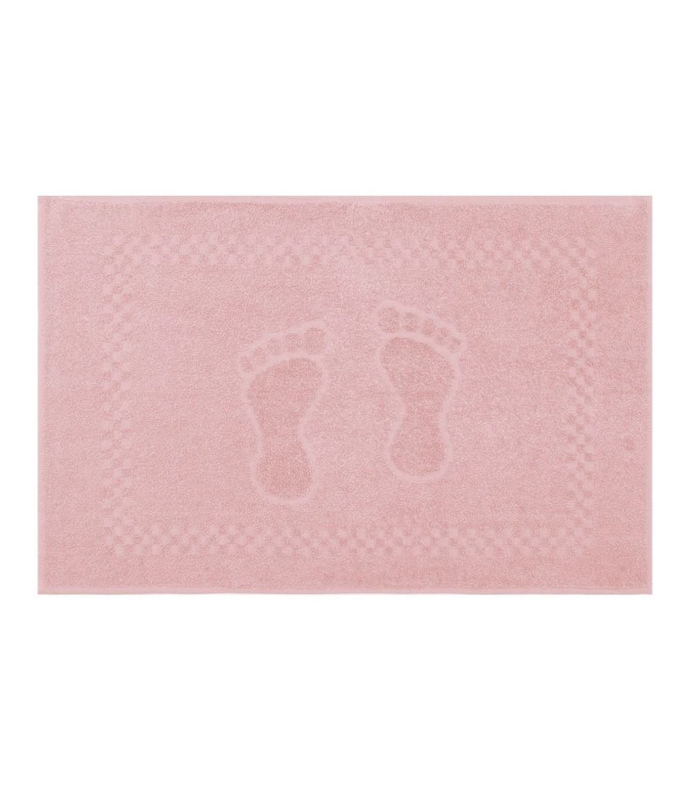 Toalha De Piso Pezinho Em Jacquard Appel Rosa