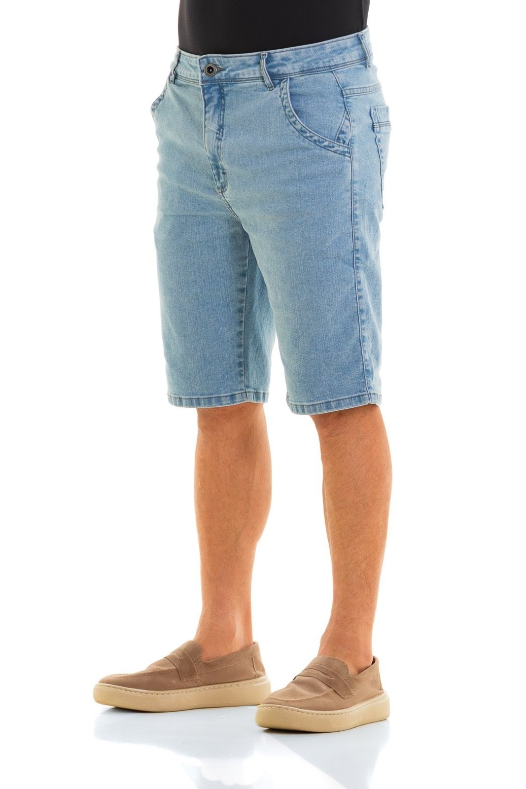 Bermuda Jeans Masculina Arauto Confort