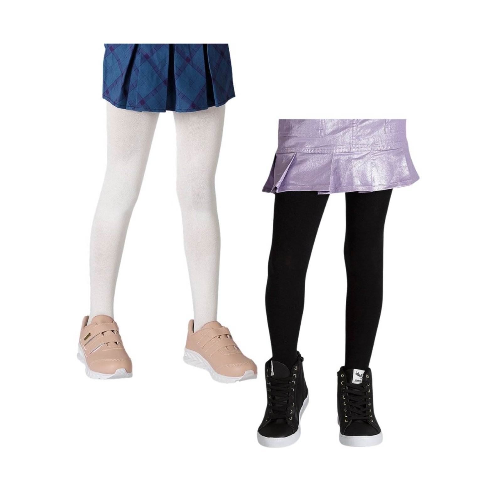 Kit 2 Meia calça menina meia calça , estilosa, modinha para meninas , confortável