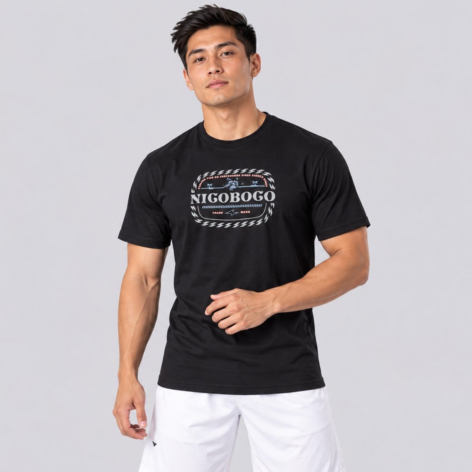 Camiseta Nicoboco Canoeing Preta