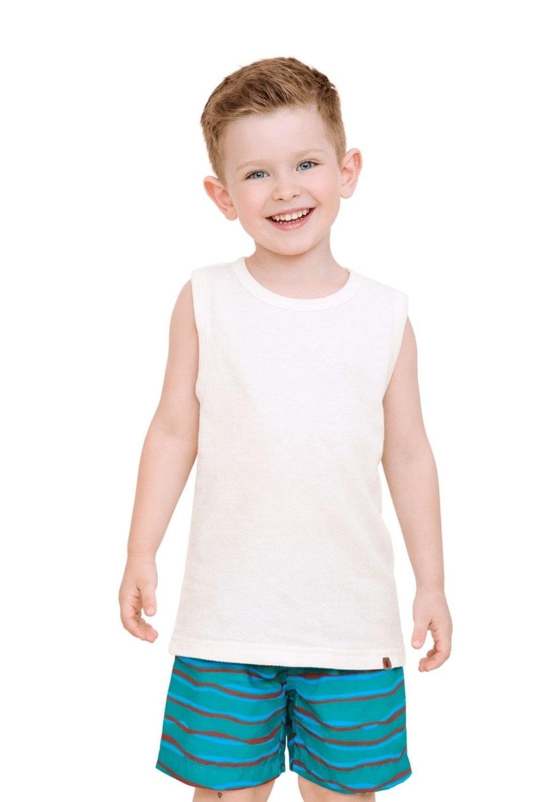Infantil - Conjunto Menino Conforto Alphabeto Off e Verde Off-white