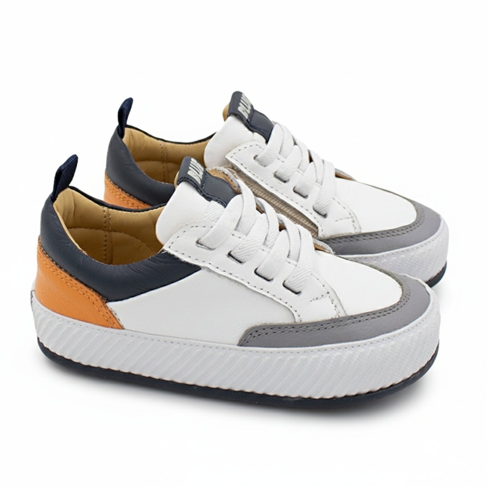 Vista 2 Infantil - Tênis Masculino Diego - Cinza Blue Infantis branco Blue Infantis branco