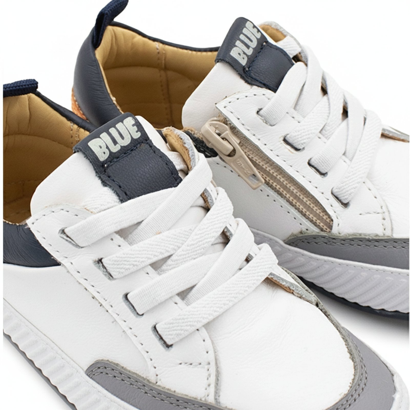 Vista 3 Infantil - Tênis Masculino Diego - Cinza Blue Infantis branco Blue Infantis branco