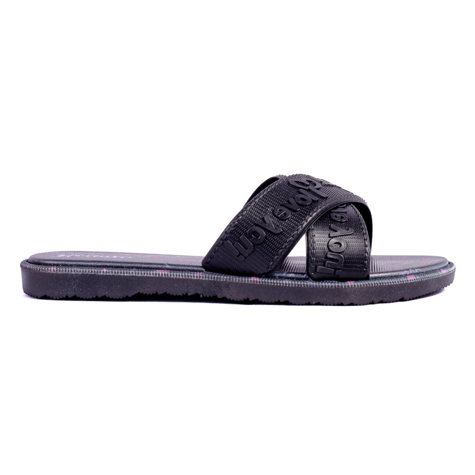 Infantil – Rasteira Feminina Herlim Anatômica Macia Delicada Conforto Preto