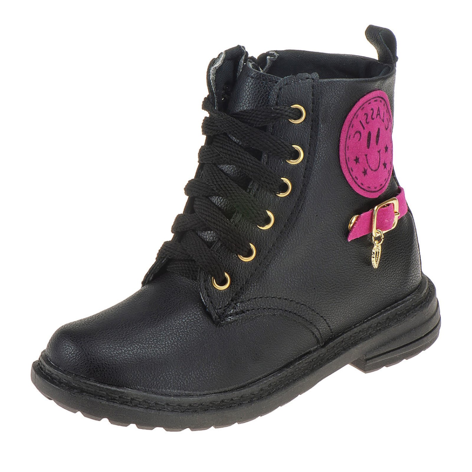 Infantil - Coturno Menina Cano Médio Casual Leve e Confortável Bota Feminina Moda Blogueira