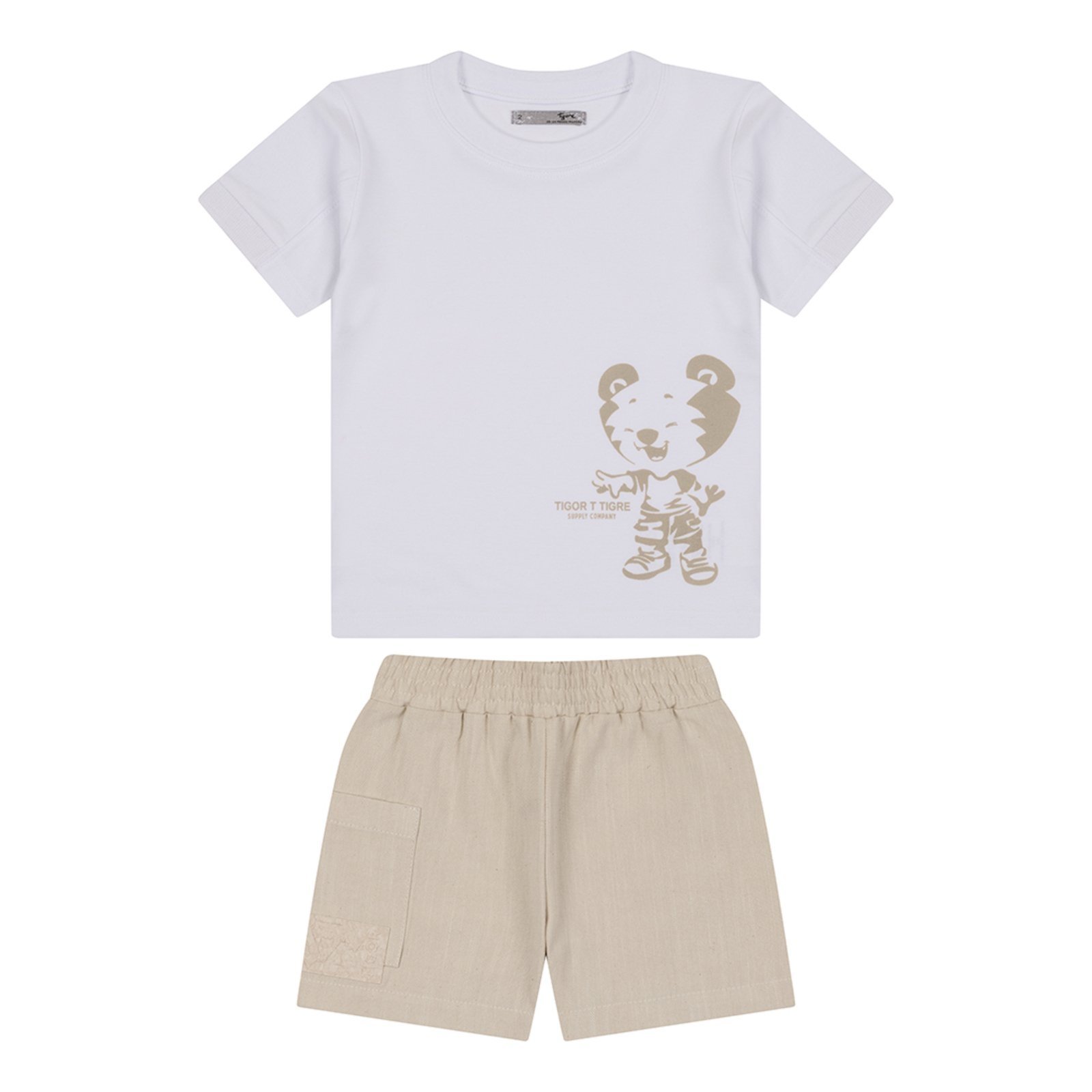 Infantil - Conjunto Curto Masculino Tigor T. Tigre
