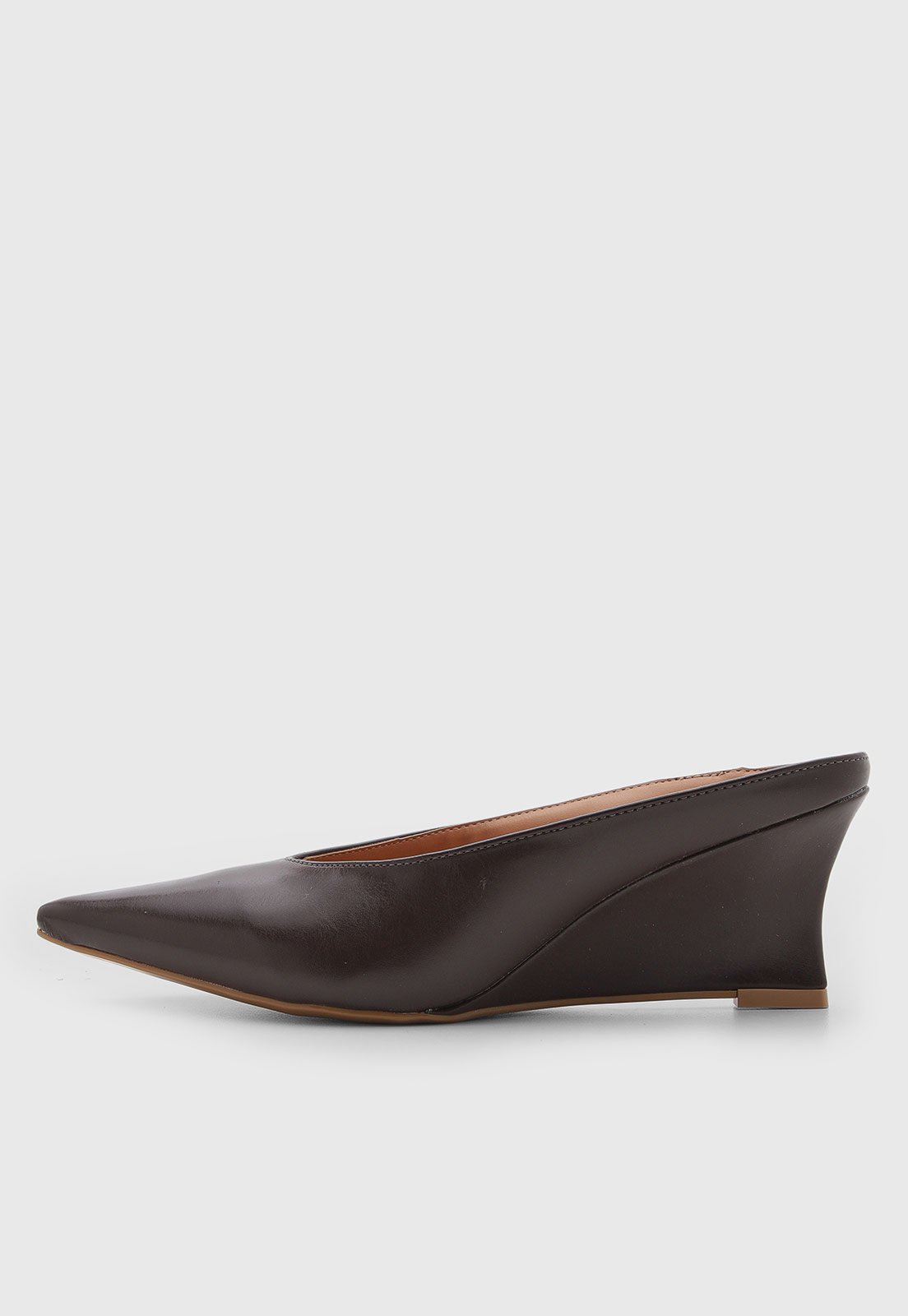 Scarpin Feminino Vizzano Salto Anabela Preto