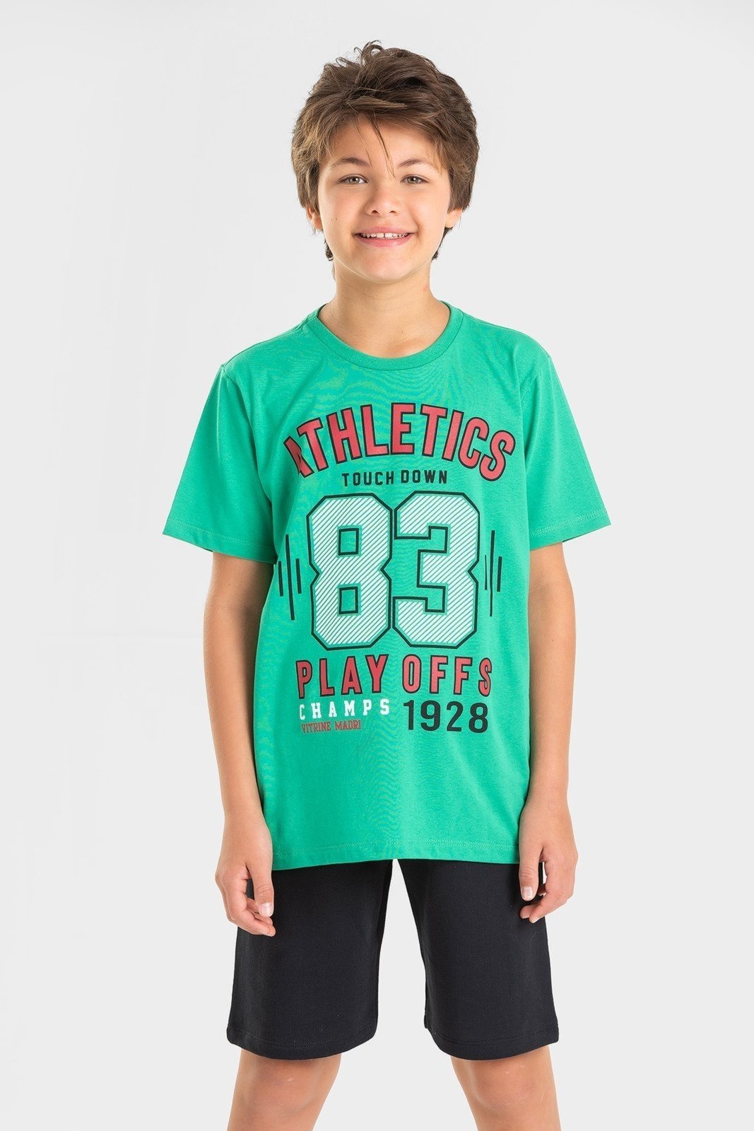 Infantil - Conjunto Juvenil Verão Masculino Athletics Play