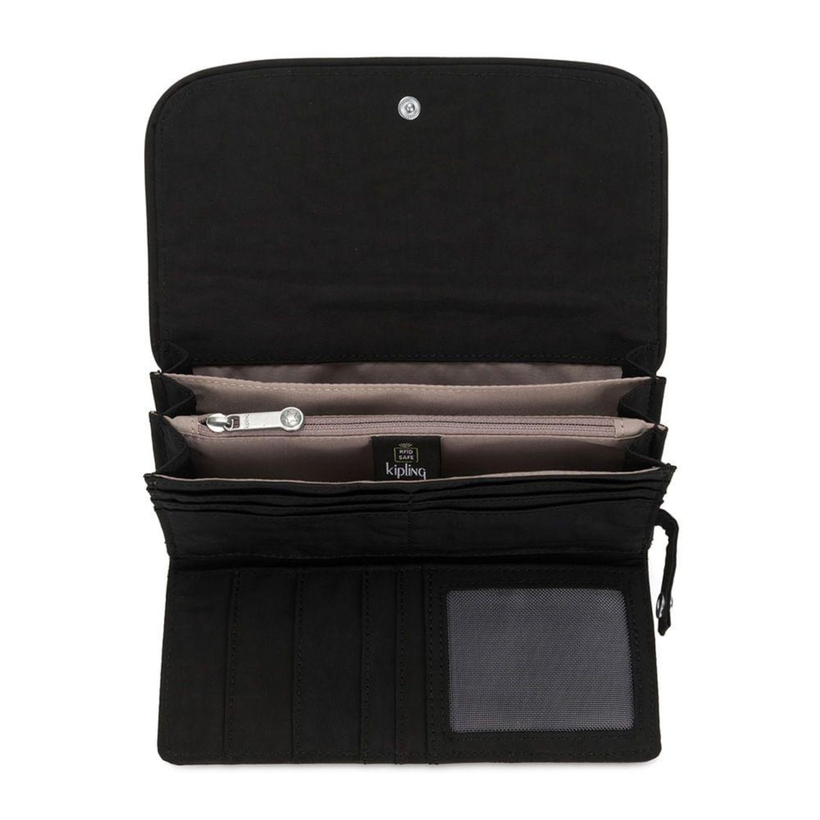 Vista 3 Carteira Kipling Money Land Black Noir Preto Kipling preto black
