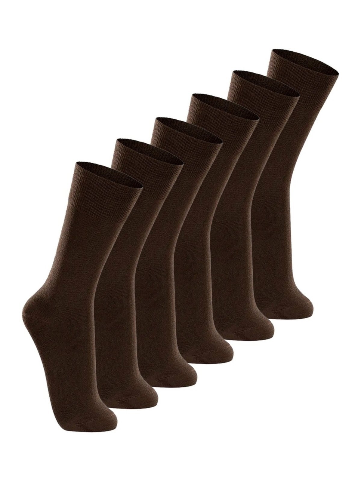 Vista 2 Kit com 6 Pares de Meias Casual Lupo bege Lupo bege