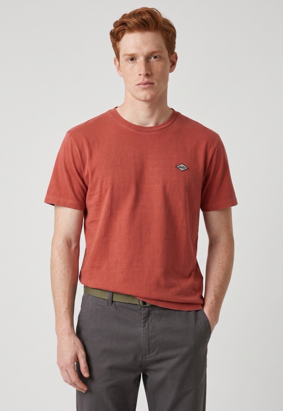 Camiseta Masculina Billabong Essential II Vermelha