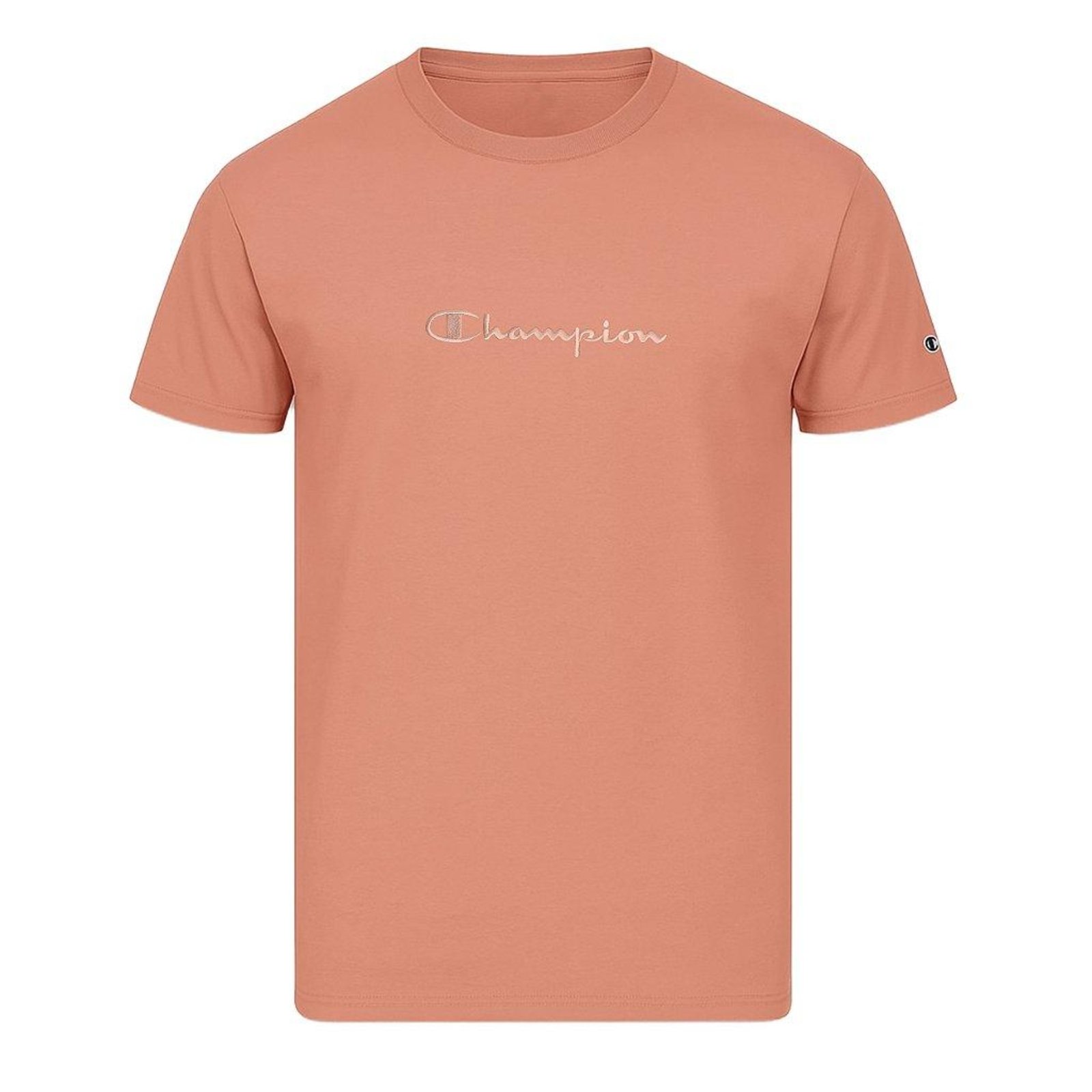 Vista 2 Camiseta Manga Curta Champion Malhão Pes Mc Script Timeless laranja Champion laranja