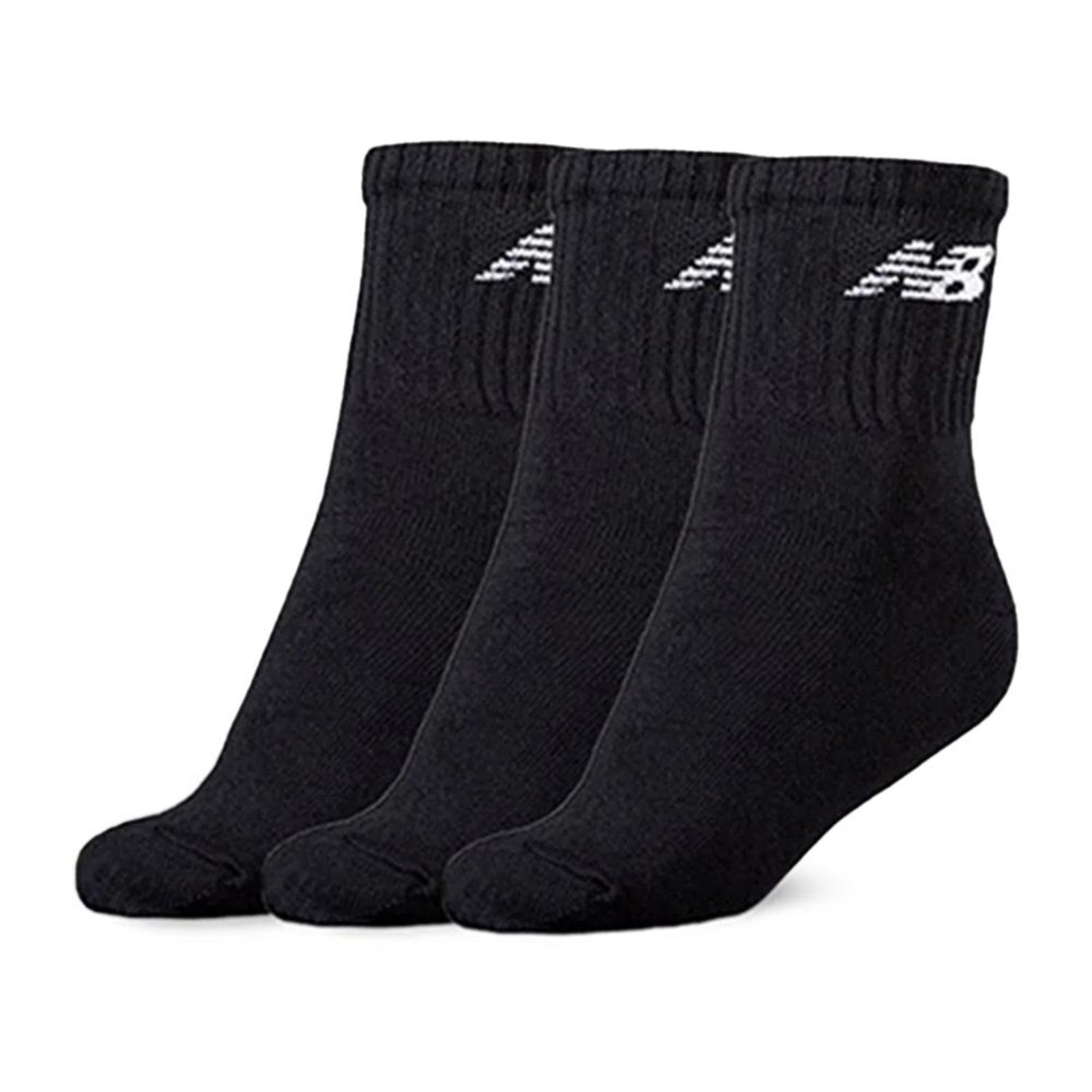 Vista 2 Kit de Meias New Balance Cano Longo preto New Balance preto