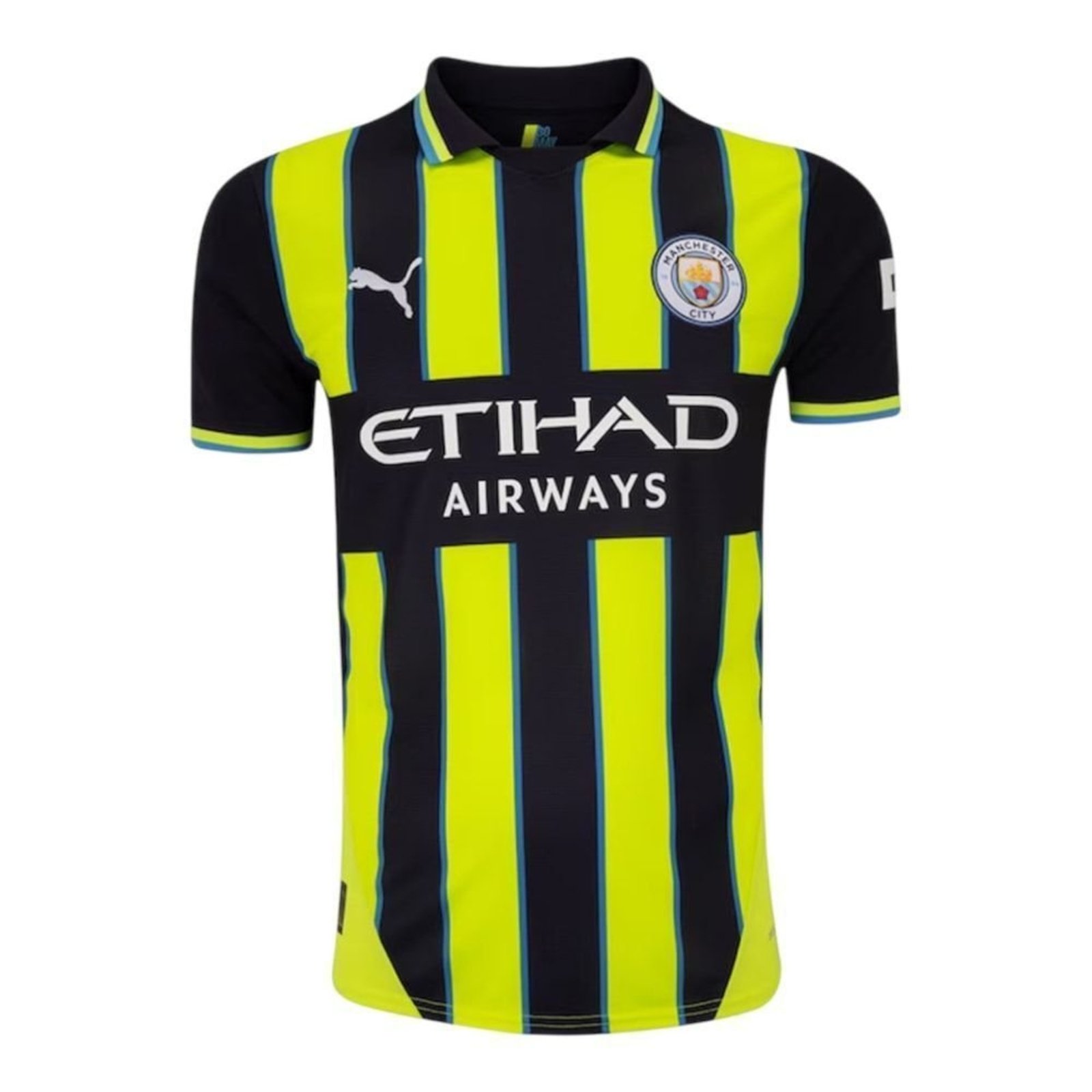 Camisa Puma Manchester City II 2024/25 Torcedor Masculina - Preto - Puma