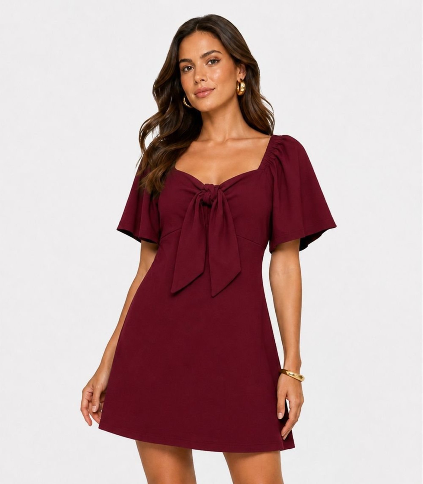 Vestido Feminino Curto Infinita Cor Vermelho