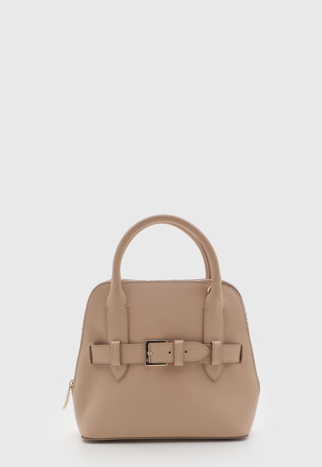 Bolsa Jorge Bischoff Couro Fivela Nude