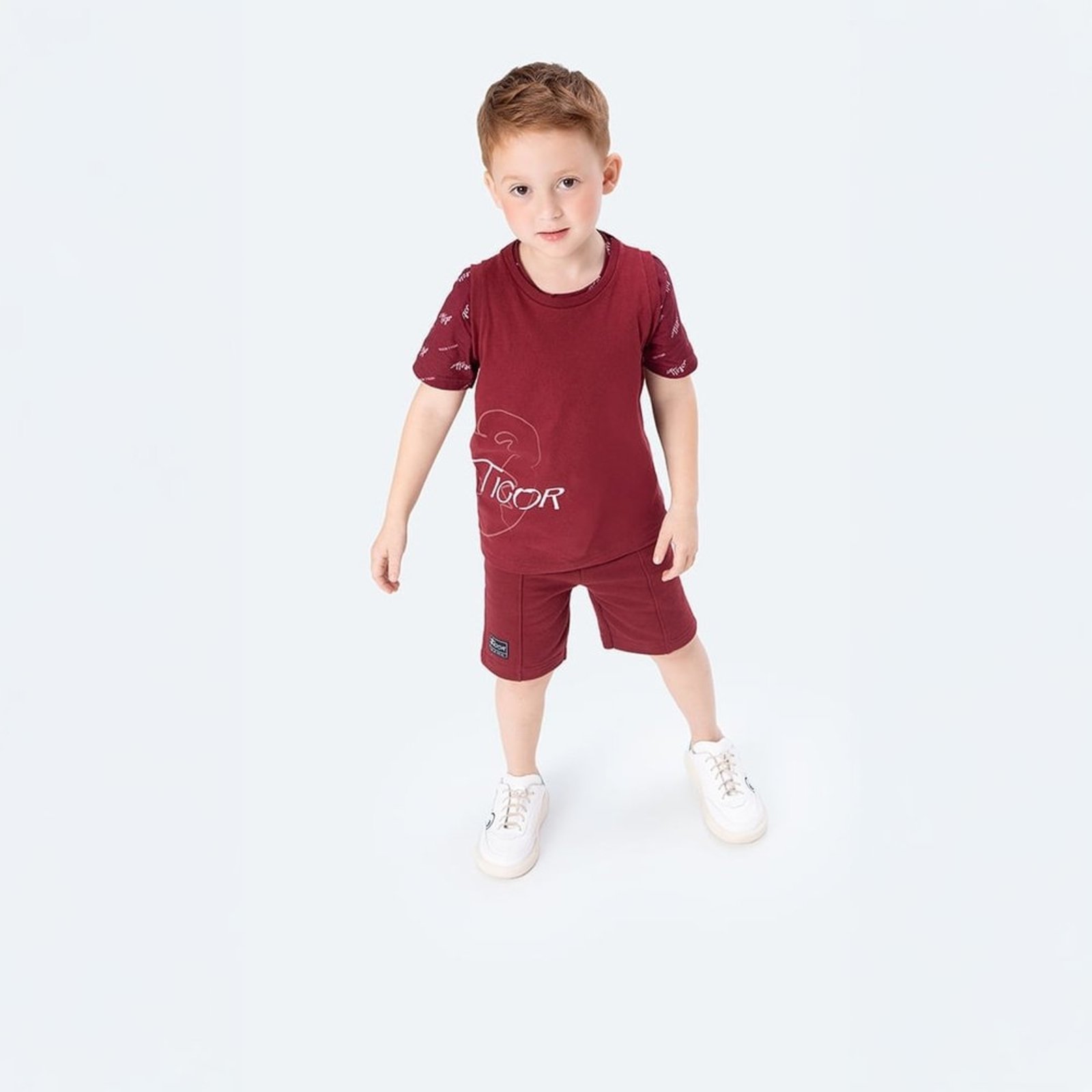 Infantil - Camiseta Manga Curta Menino Tigor T. Tigre