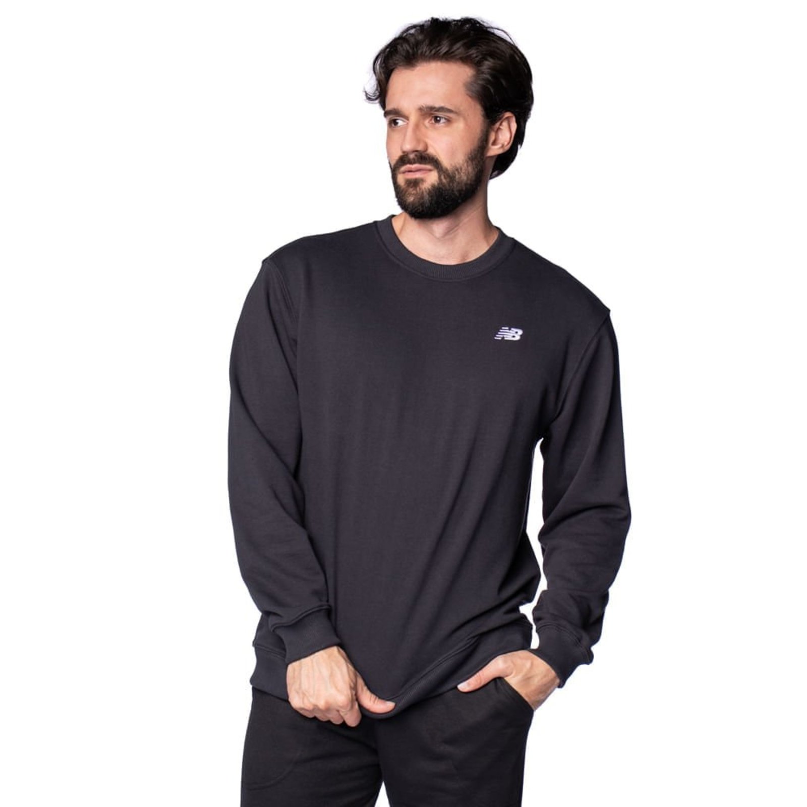 Casaco Masculino Moletom New Balance Preto