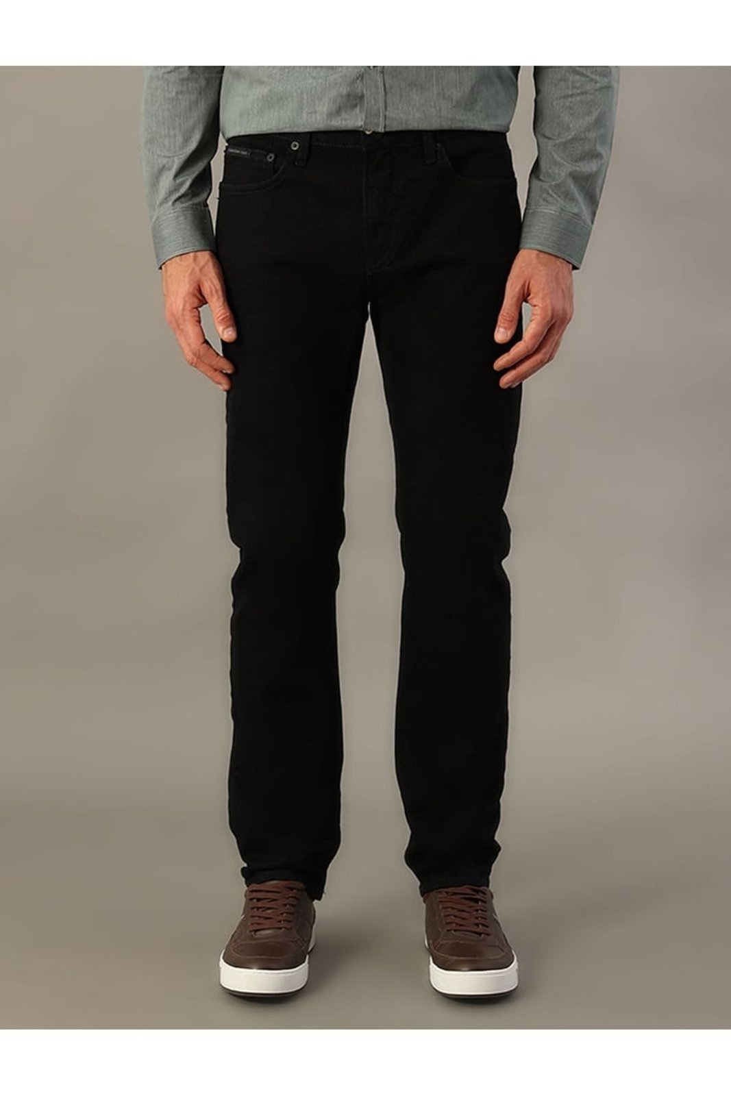 Calça Jeans Slim 5 Pockets - Preto Calvin Klein Jeans