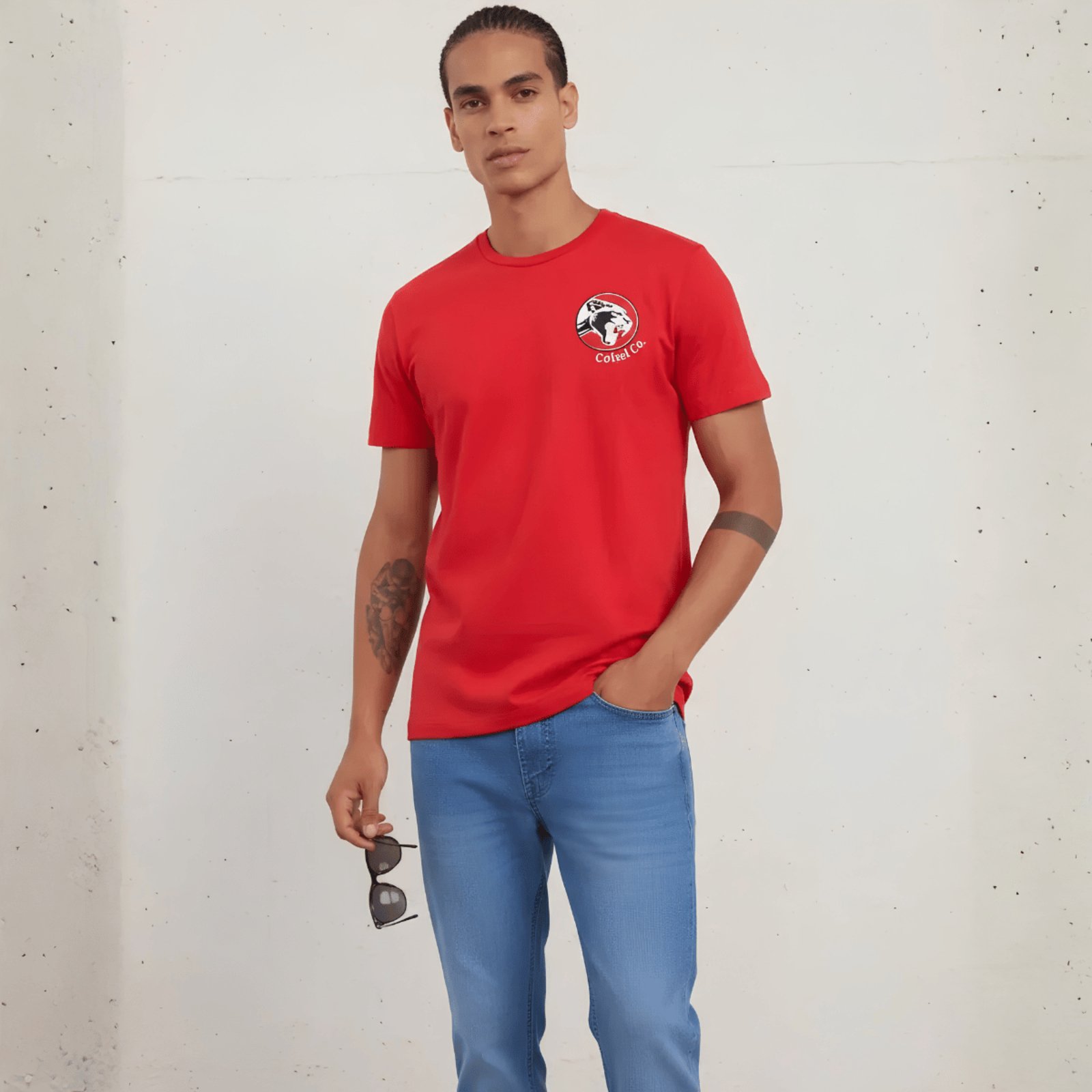 Calça Jeans Masculina Reta Classic Blue New Felipe Colcci