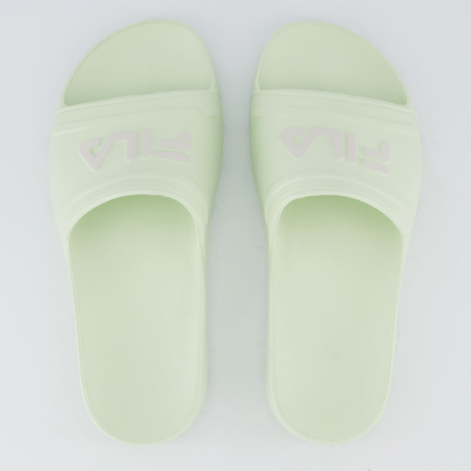 Vista 2 Chinelo Fila Sleek Slide Feminino e Branco verde Fila verde