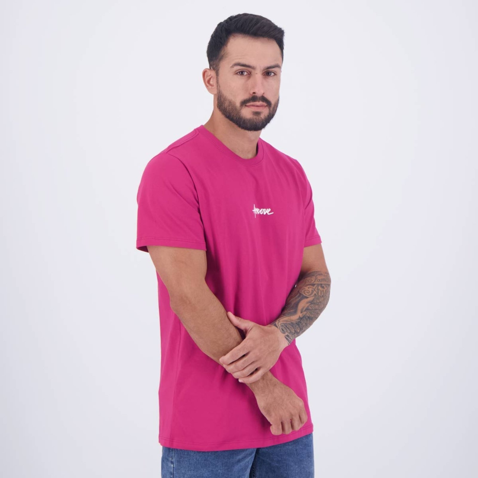 Vista 3 Camiseta Approve Skull And Bones vermelho Approve vermelho